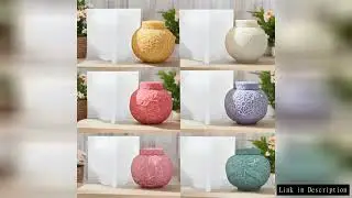 3D Christmas Ball Candle Silicone Mold DIY Embossed Lantern Ball Scented Candle Making Mold Christma
