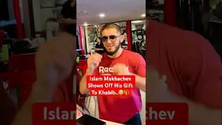 Islam Makhachev Gets fan mail and Shows it to Khabib 🥳 #ufc