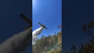 Descarga de meio a&eacute;reo AT-802F Fire Boss #fireboss #tiktok #viral #bombeiros