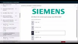 MACROMILL - Siemens CNC Macro Programming Course