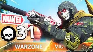 31 KILL GAMEPLAY! CRAZY MP7 NUKE in WARZONE!! (Modern Warfare Warzone)