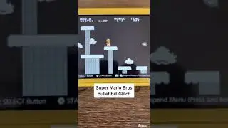 Super Mario Bros - Bullet Bill Glitch
