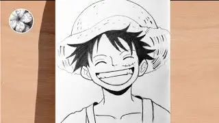 Easy luffy drawing || How to draw Monkey D. Luffy || Anime drawing step by step 