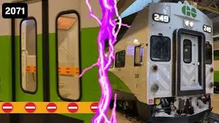 (Taped Off Door On 2071) (10 Cars) GO 3625 - 249 With 606 Departing Union 