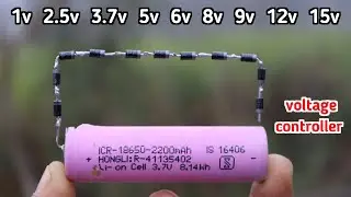 कोई भी वोल्टेज को बनाओ बैटरी से  | Battery voltage controller | amazing idea | voltage controller