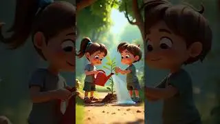 Planting Hope 🌱🌳 | A Green Future Starts with One Tree#GreenFuture #TreePlanting #NatureForChildren