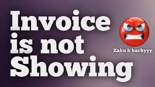Why Facebook invoice is not showing? How to see it? @AliKhanKhosa_x