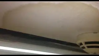 Air conditioning unit leaking water - broken drip tray