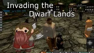 Invading the Dwarf Lands - (Second Life Trolling)