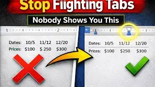 Microsoft Word Tabs Trick Almost Nobody Uses. #microsoft #excel #labs #words #tutorial 