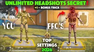 PUBG Mobile BEST HEADSHOT SETTINGS 2025! 🤯 Best PUBG Settings (Gyro + Non-Gyro)