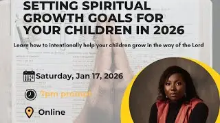 Spiritual Growth Goal Setting for Parents