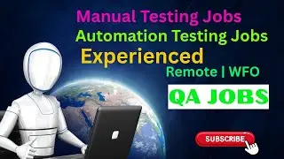 Latest Software Testing Jobs || Manual || Automation Experienced #softwaretestingjobs