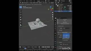 How to create water waves Animation in blender | New blender 3D Animation 2025