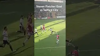 Steven Fletcher Goal ⚽️ vs Salford City #wrexhamafc #wrexhamfc #goals #football #shorts