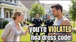 HOA Karen CONFRONTED Me for Wearing a Tank Top on My Own Lawn &mdash; Then Got Arrested for Trespassing!