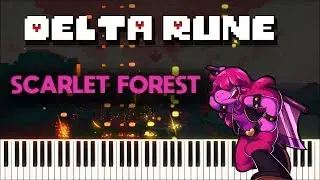 Deltarune - Scarlet Forest (Piano Collections Synthesia)