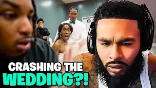 ClarenceNyc Reacts To DDG I CRASHED TEE TEE WEDDING!! *I stole her wedding ring**