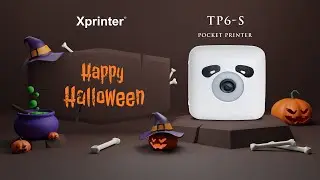 Pocket Printer DIY Any Decor Halloween Stickers & Labels | Xprinter X Halloween