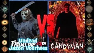 Jason Voorheese (Friday the 13th) vs Candyman (Clive Barker) - Ultimate Mugen Fight 2017