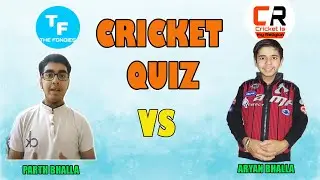 Cricket Quiz with 