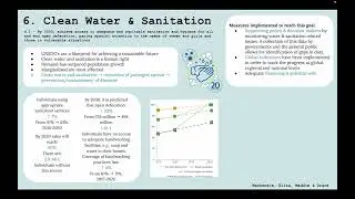 BIO103 - UNSDG 6. clean water and sanitation