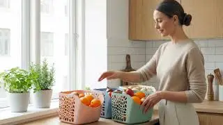 Organize Your Kitchen in Style! 🌿 FREE 3D Printable Modular Voronoi Baskets!