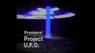 NBC TV promo for Project U.F.O a Jack Webb series with stories from Project Bluebook and look up!!