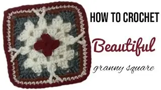 How to Crochet Beautiful Eye-catching Granny Square | Crochet Granny Squares Patterns