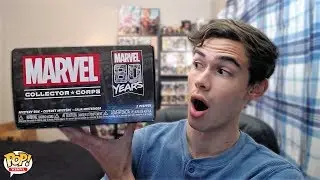 Funko 80 Years Of Marvel Collector Corps Box Unboxing & Review | Villain Pops!