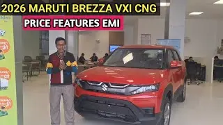 2026 Maruti Brezza VXI CNG  |  Price Features EMI Details Brezza 2026 CNG