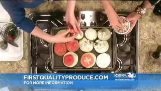 Grilled Eggplant Sandwiches with The Real Housewife of Fresno on Central Valley Today