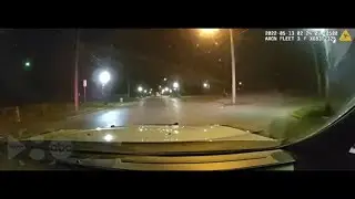 Raw video: Dallas Police leave scene of accident after car that officers had been pursuing crashes
