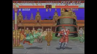 SFII Champion Edition - M. Bison - Level 8 - No Rounds Lost
