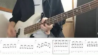 【TAB譜】metro~sunday driver / kurayamisaka ベース弾いてみた