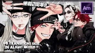 +8 ADVANCED TRANSITION IDEAS IN「Alight Motion 」