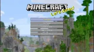 Minecraft Playstation 4 Edition TU66/1.73 Gameplay 