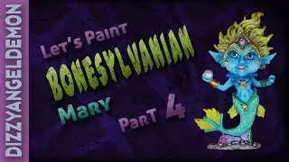 Let's Paint - Bonesylvanian Chibi Mermaid Mary by Reaper Minis Part 4 of 4