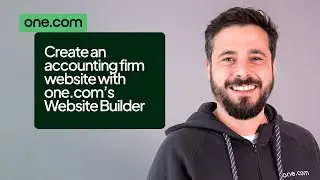 Create an accounting firm website with one.com&rsquo;s Website Builder | Thursday Hangouts