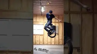 Top 10 Easiest Beginner #Unicycle Tricks (Part 1) #shorts