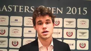 Qatar Masters Open 2015 winner Magnus Carlsen