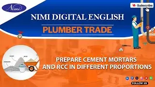 Prepare cement mortars and RCC in different proportions  | NIMI | DIGITAL | ENGLISH |