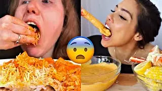 Mukbangers acting like they haven’t ATE for decades 💀