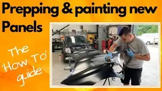 Mini One - Painting and Fitting New Bonnet, How to Paint and Lacquer NEW panels - New Car Parts