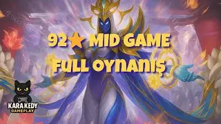 Mid Lane'de Kontrollü Oyun | 92⭐ Ranked Maçı | Mobile Legends