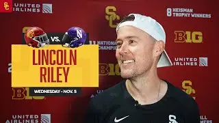 USC HC Lincoln Riley | Wednesday of Northwestern Week