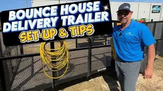 ULTIMATE Bounce House Delivery Trailer Tour 🚛 | Pro Setup Tips for Rental Business Success