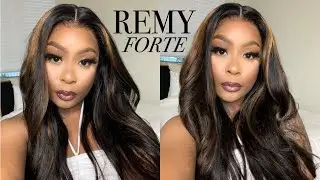 It's Giving Scalp! Disappearing Lace! Flawless Affordable Brown Highlight Wig! Remyforte Hair