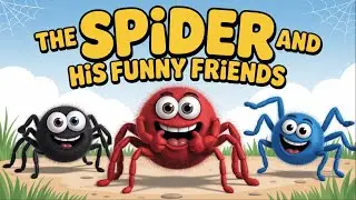 The Spider and His Funny Friends |  Story for Kids | English Stories