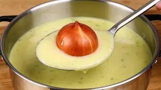 Diese Zwiebelsuppe hat mir den Magen gerettet! Ich koche jetzt alle 3 Tage Suppe.